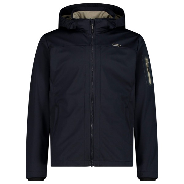 CMP - Jacket Zip Hood Light Melange - Softshelljacke Gr 50 blau/schwarz