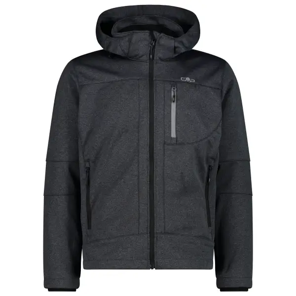 CMP - Jacket Zip Hood 3A01787 - Softshelljacke Gr 46 grau/schwarz