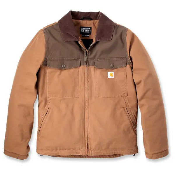 Carhartt - Montana Duck Insulated Jacket - Freizeitjacke Gr S braun