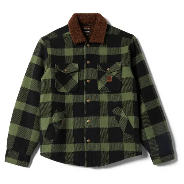 Brixton - Durham Lined Jacket - Freizeitjacke Gr XL schwarz/oliv
