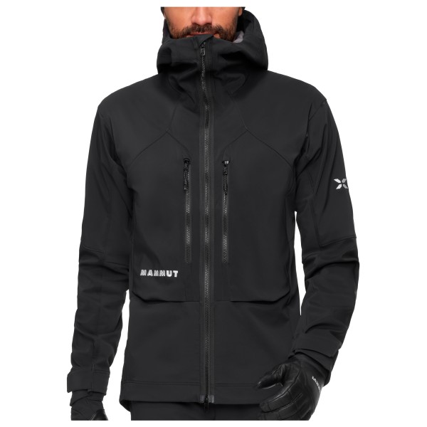 Mammut - Eiger Nordwand Pro Softshell Hooded Jacket - Softshelljacke Gr XL schwarz