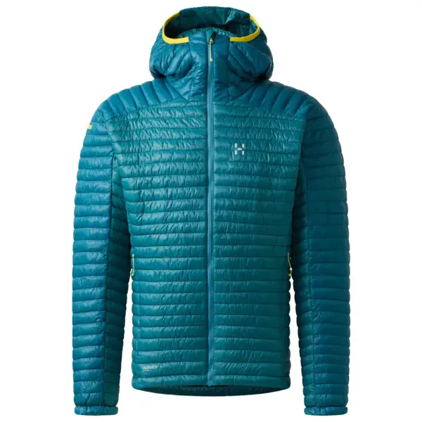 Haglöfs - L.I.M Mimic II Hood - Kunstfaserjacke Gr M blau/türkis