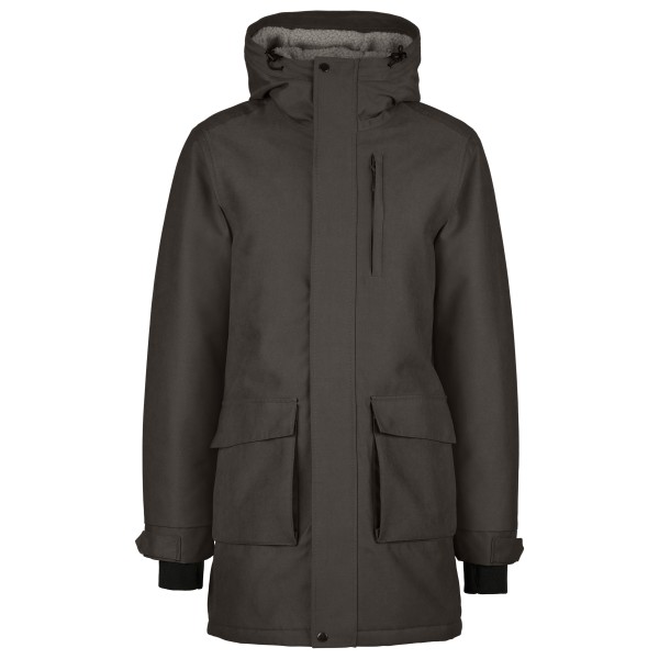 Stoic - ArvikaSt. WoolPile Parka - Winterjacke Gr 3XL grau/schwarz