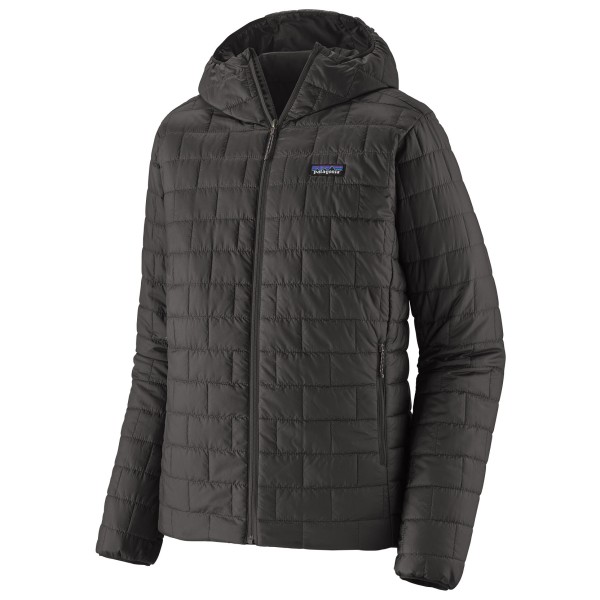 Patagonia - Nano Puff Hoody - Kunstfaserjacke Gr L grau/schwarz