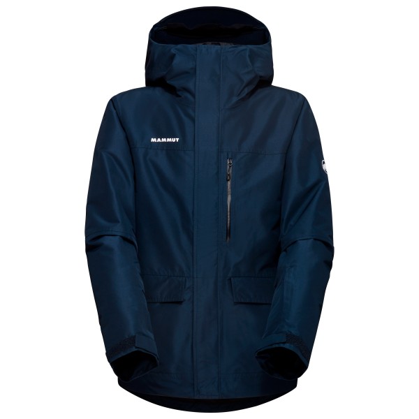 Mammut - Fall Line Hardshell Thermo Hooded Jacket - Skijacke Gr S blau
