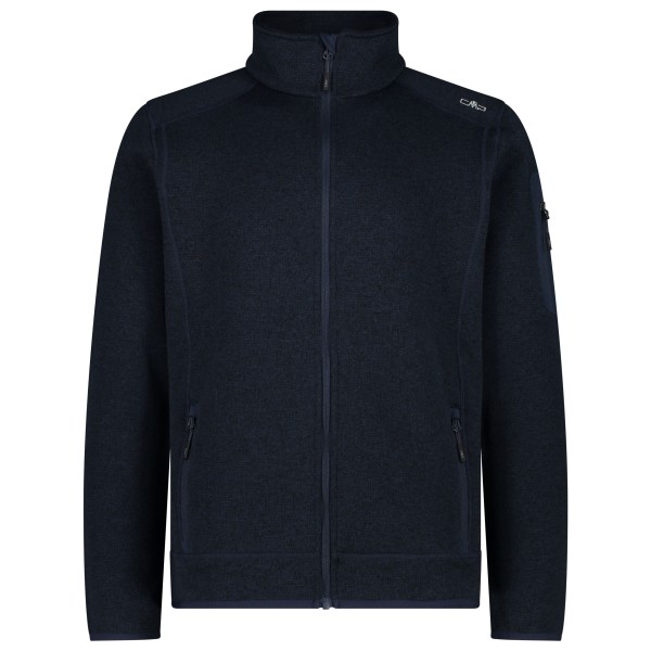 CMP - Jacket Jacquard Knitted 3H60747N - Fleecejacke Gr 50 blau/schwarz