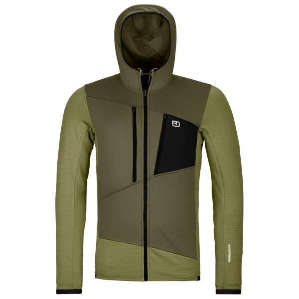 Ortovox - Fleece Grid Hoody - Fleecejacke Gr S oliv