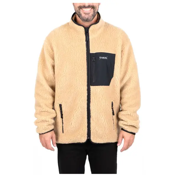 NIKIN - Treefleece Teddy Jacket - Fleecejacke Gr XL beige