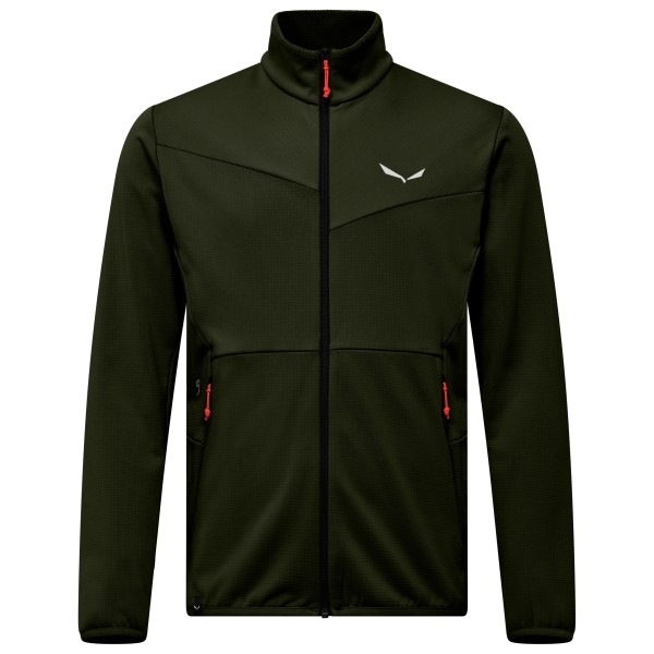 Salewa - Puez Cammino PL Jacket - Fleecejacke Gr 52 schwarz/oliv