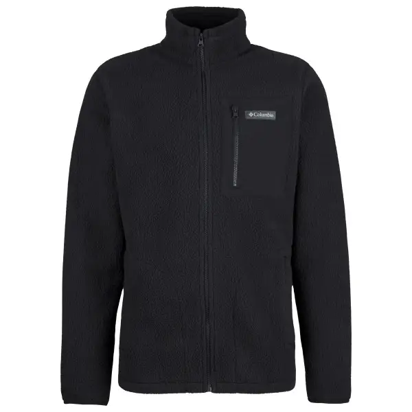 Columbia - Jasper Ridge Pebbled Full Zip Fleece - Fleecejacke Gr M schwarz