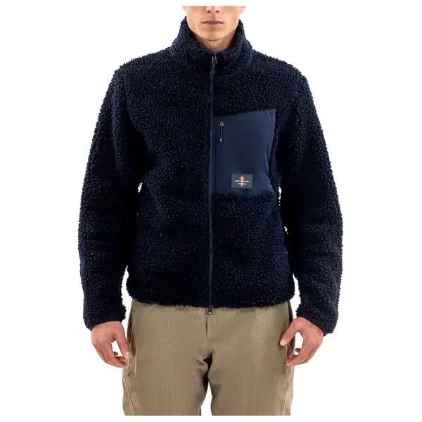 The Mountain Studio - Soft Wool Pile Jacket - Fleecejacke Gr XXL blau