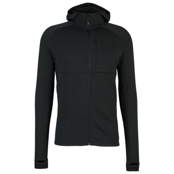 Stoic - MerinoFleece240 StorforsSt. Zip Hoody - Merinohoodie Gr S schwarz