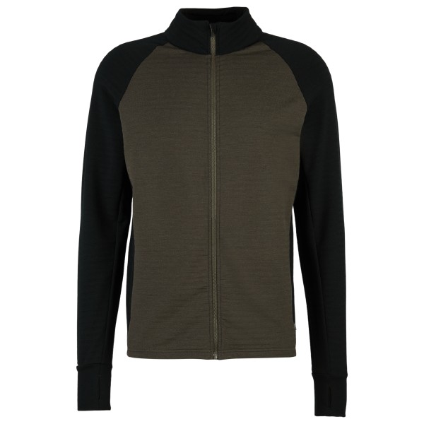 Stoic - MerinoFleece260 FlenSt. Jacket - Merinojacke Gr XXL schwarz/oliv