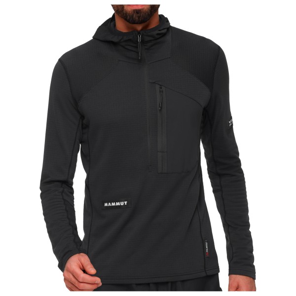 Mammut - Eiger Nordwand Advanced First Layer Half Zip - Fleecejacke Gr S schwarz