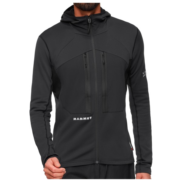 Mammut - Eiger Nordwand Advanced Midlayer Hooded Jacket - Fleecejacke Gr S schwarz