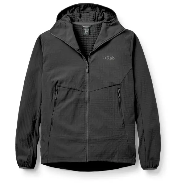 Rab - Quantra Pro Hoody - Fleecejacke Gr M schwarz/grau