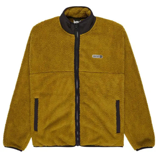 Element - Classic Sherpa - Fleecejacke Gr XL braun/oliv