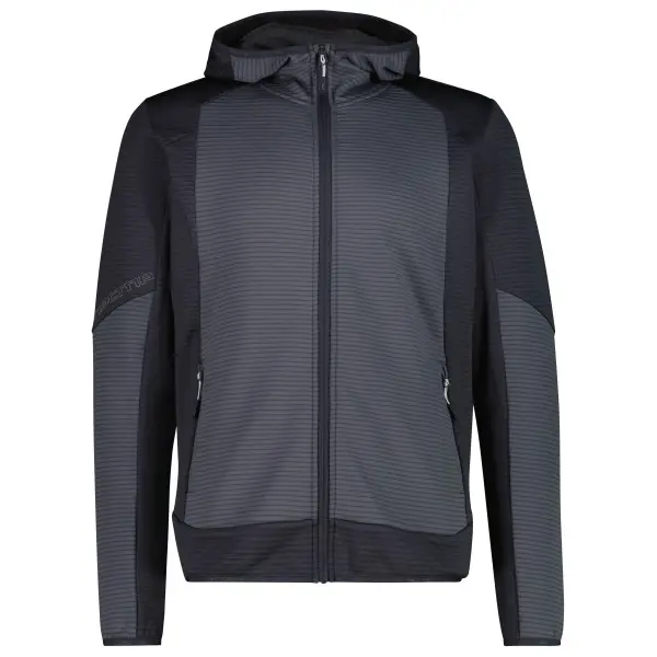 CMP - Jacket with Fix Hood - Fleecejacke Gr 46 blau
