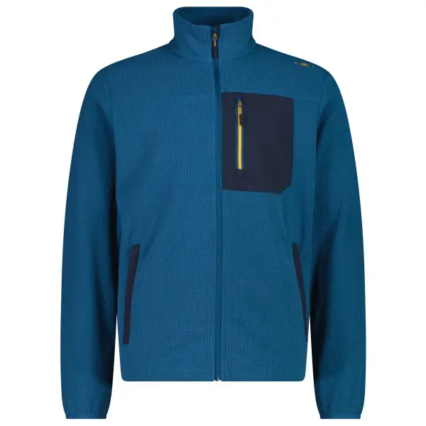 CMP - Jacquard Knit Jacket - Fleecejacke Gr 46 blau
