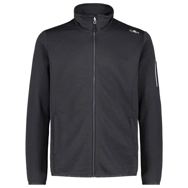CMP - Striped Jacquard Jacket - Fleecejacke Gr 46 grau