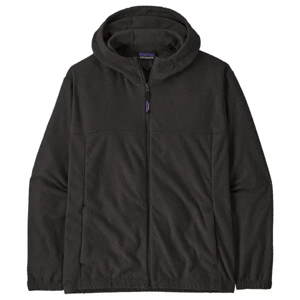 Patagonia - Textured Fleece Hoody - Fleecejacke Gr XS schwarz