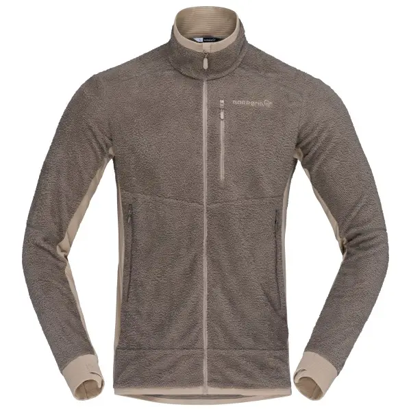 Norrøna - Falketind Warm1 Active Jacket - Fleecejacke Gr S grau