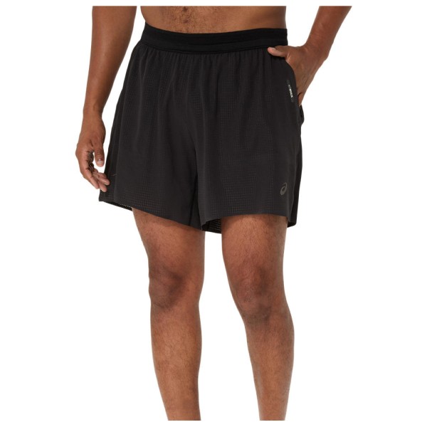 Asics - Fujitrail Elite Short - Laufshorts Gr S schwarz/braun