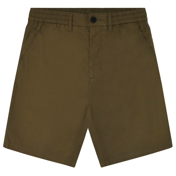 KnowledgeCotton Apparel - Fig Loose Poplin Elastic Waist String Shorts - Shorts Gr M braun