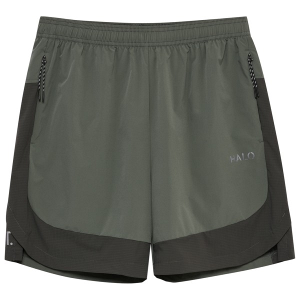 Halo - Halo Division Shorts - Laufshorts Gr XL grau/oliv