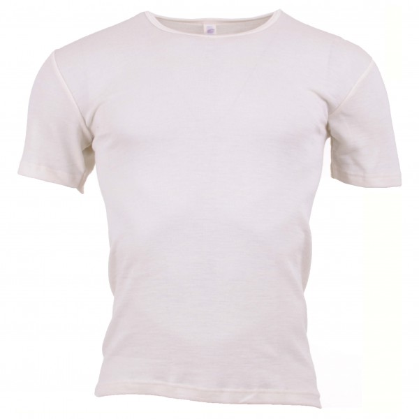 Engel - Unterhemd S/S - Merinounterwäsche Gr 50/52 weiß