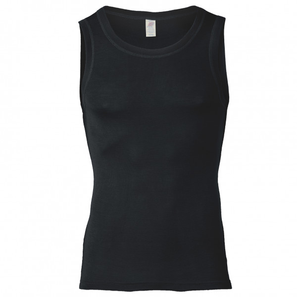 Engel - Achselshirt - Merinounterwäsche Gr 50/52 schwarz