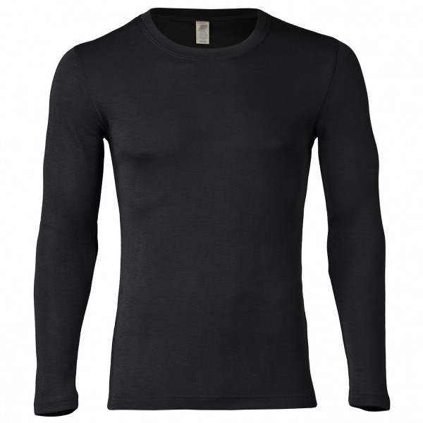 Engel - Shirt L/S - Merinounterwäsche Gr 54/56 schwarz