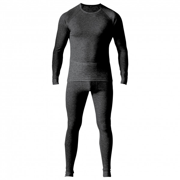 Maier Sports - Wäsche-Set Adrian - Kunstfaserunterwäsche Gr XXL schwarz/grau