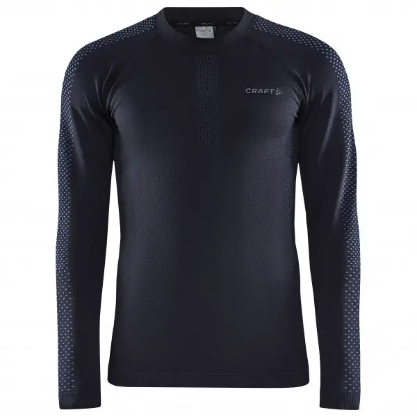 Craft - Advanced Warm Intensity L/S - Kunstfaserunterwäsche Gr XL blau/schwarz