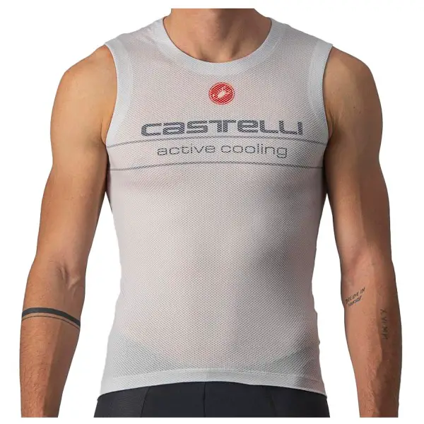 Castelli - Active Cooling Sleeveless - Kunstfaserunterwäsche Gr S grau