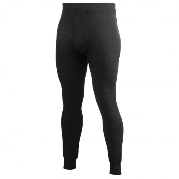 Woolpower - Long Johns With Fly 200 - Merinounterwäsche Gr S schwarz