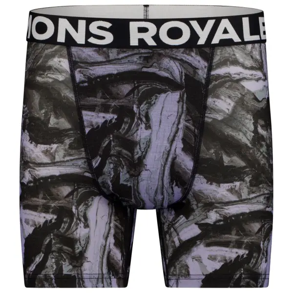 Mons Royale - Hold 'em Boxer - Merinounterwäsche Gr XXL grau/schwarz