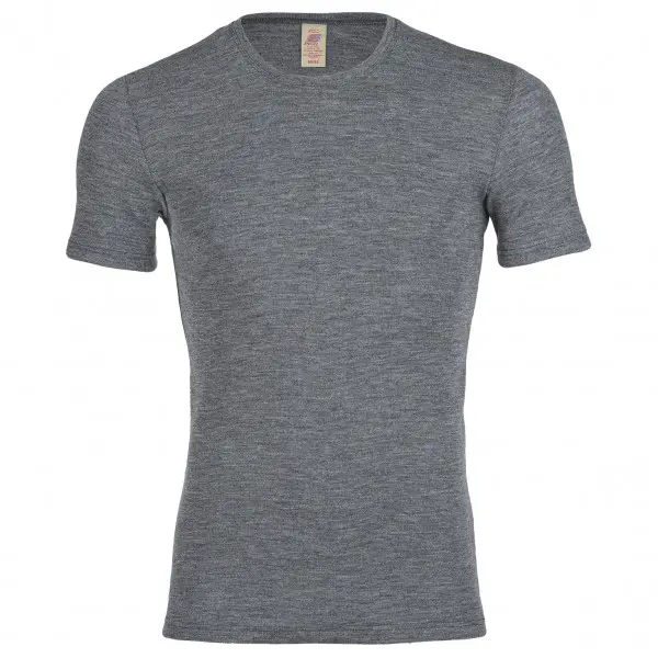 Engel - Herren-Shirt S/S - Alltagsunterwäsche Gr 46/48 grau