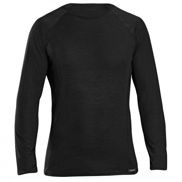 GripGrab - Merino Polyfibre Long Sleeve Base Layer - Merinounterwäsche Gr XS schwarz