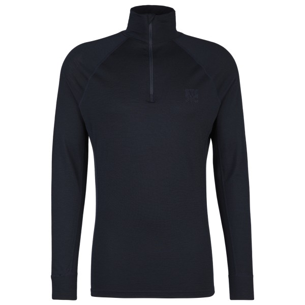 Stoic - Merino180 BengtSt. Half Zip - Merinounterwäsche Gr XXL schwarz/blau