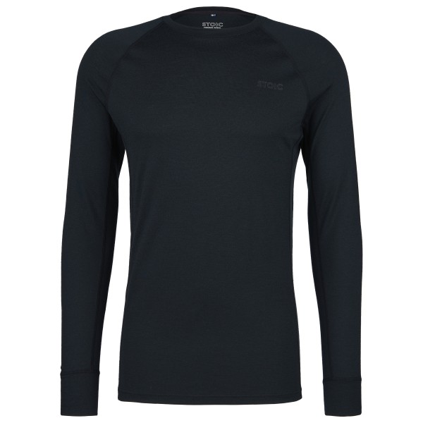 Stoic - Merino180 BengtSt. L/S - Merinounterwäsche Gr S schwarz