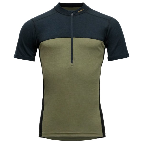 Devold - Lauparen Merino 190 Zip Tee - Merinounterwäsche Gr M oliv