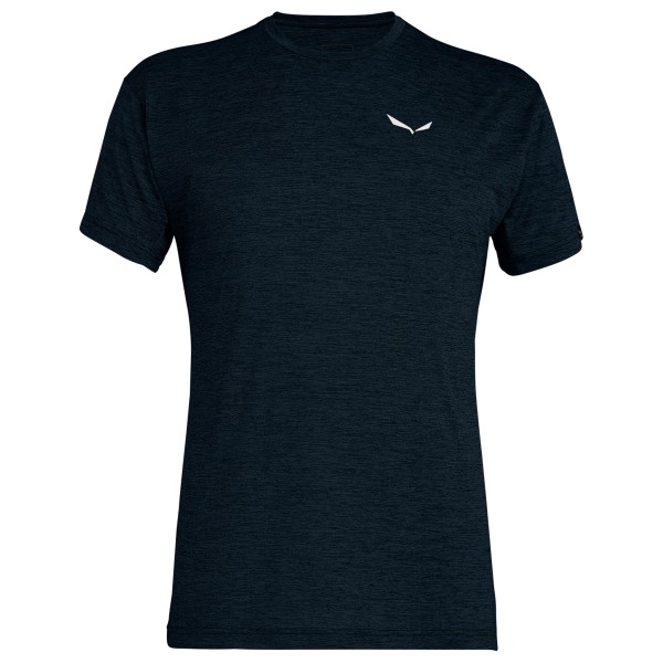 Salewa - Puez Melange Dry S/S Tee - T-Shirt Gr 50 blau/schwarz