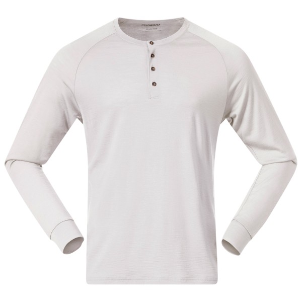 Bergans - Lysebu Wool Henley - Longsleeve Gr XXL weiß/grau