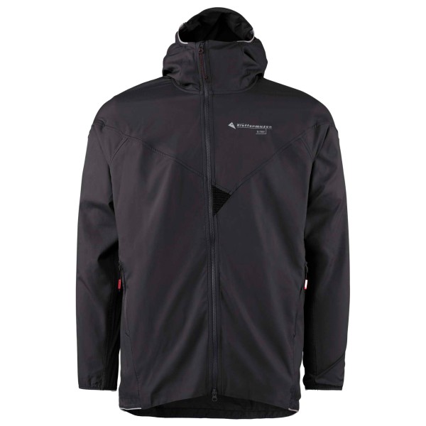 Klättermusen - Eitre Zip Hood Jacket - Windjacke Gr L grau/schwarz