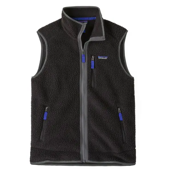Patagonia - Retro Pile Vest - Fleeceweste Gr XS schwarz