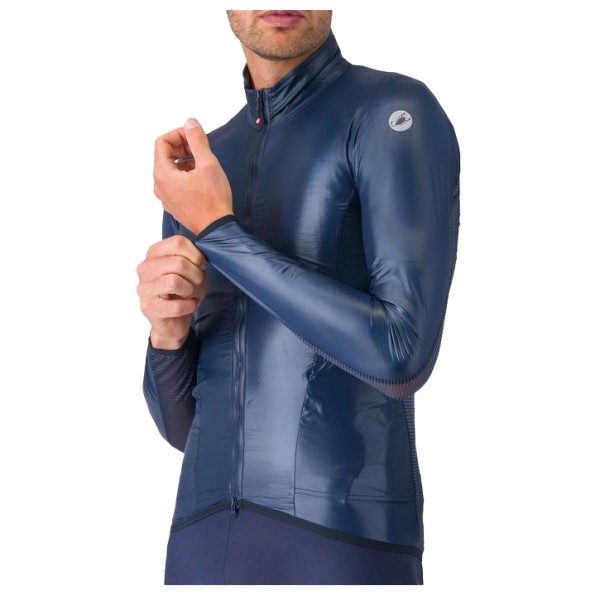 Castelli - Aria Shell 2 Jacket - Fahrradjacke Gr M blau
