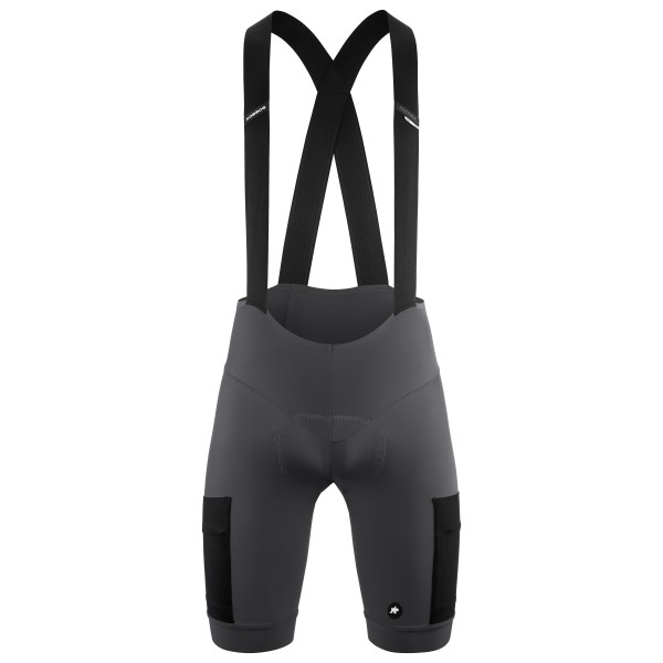 ASSOS - Tactica Kieskäfer Gravel Bib Shorts T5 - Radhose Gr 3XL grau/schwarz