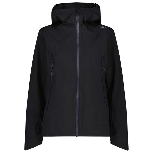 CMP - Women's 2 Layer Jacket Fix Hood - Regenjacke Gr 34 schwarz