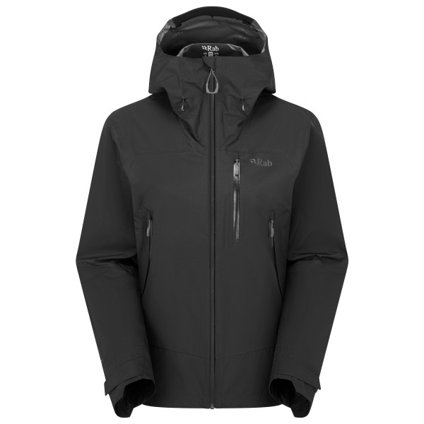 Rab - Women's Downpour Mountain Jacket - Regenjacke Gr 8 schwarz